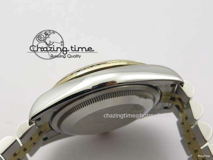 MiroTime 1219 HighPerformance DateJust 116234 BP Best Edition SS YG Gold Dial Diamond Markers On SS Bracelet A2824 V 3940